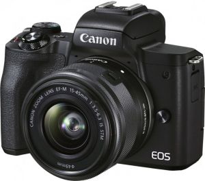 Фотоаппарат Canon EOS M50 Mark II + 15-45 IS STM Kit Black (4728C043) Официальная гарантия! ― Мой магазин