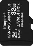 Kingston microSDHC 32GB Canvas Select Plus Class 10 UHS-I U1 V10 A1 (SDCS2/32GBSP)