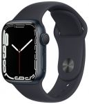 Смарт-часы Apple Watch Series 7 GPS 41mm Midnight Aluminium Case with Black Sport Band (MKMX3UL/A)
