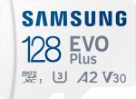 Samsung EVO Plus microSDXC 128GB UHS-I Class 10 + SD адаптер (MB-MC128KA/RU)