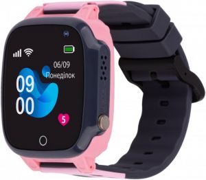 Детские смарт-часы AmiGo GO008 MILKY GPS WIFI Pink (873293) ― Мой магазин