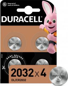 Специализированная литиевая батарейка типа «таблетка» Duracell 2032, 3В, 4 шт DL2032/CR2032 (5000394071780) ― Мой магазин