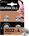 Специализированная литиевая батарейка типа «таблетка» Duracell 2032, 3В, 4 шт DL2032/CR2032 (5000394071780)