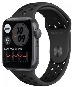 Смарт-часы Apple Watch SE Nike GPS 44mm Space Gray Aluminum Case with Anthracite/Black Nike Sport Band (MKQ83UL/A/MYYK2UL/A) ― Мой магазин