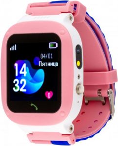 Детские смарт-часы Amigo GO004 Camera LED Pink (746404) ― Мой магазин